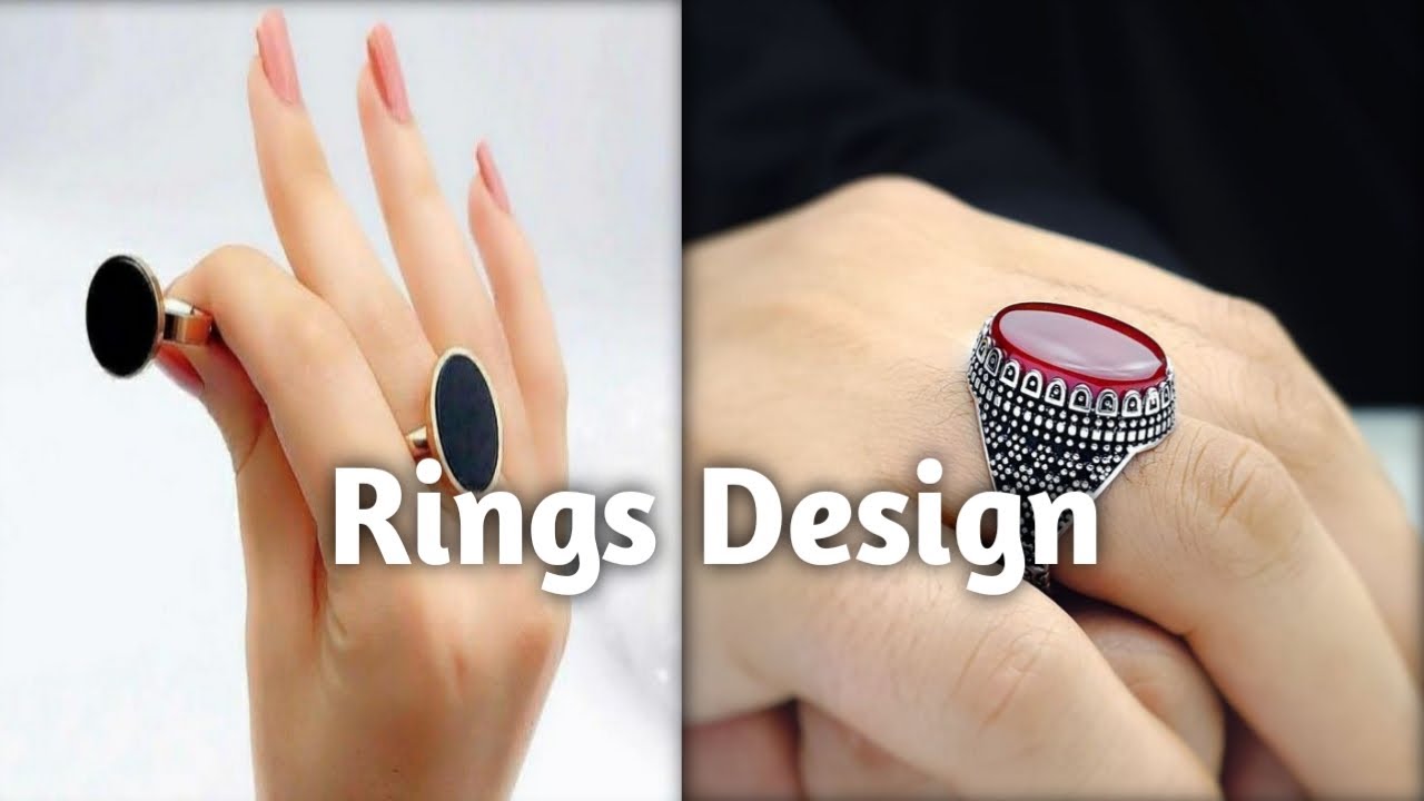 Black Rings Design Ideas For Ladies 2025 I Sharifa Fashion