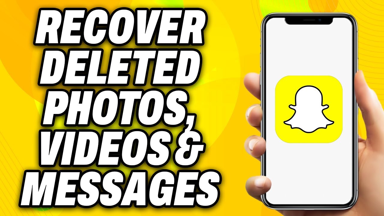 How To Recover Deleted Snapchat Photos, Videos & Messages - Quick Fix