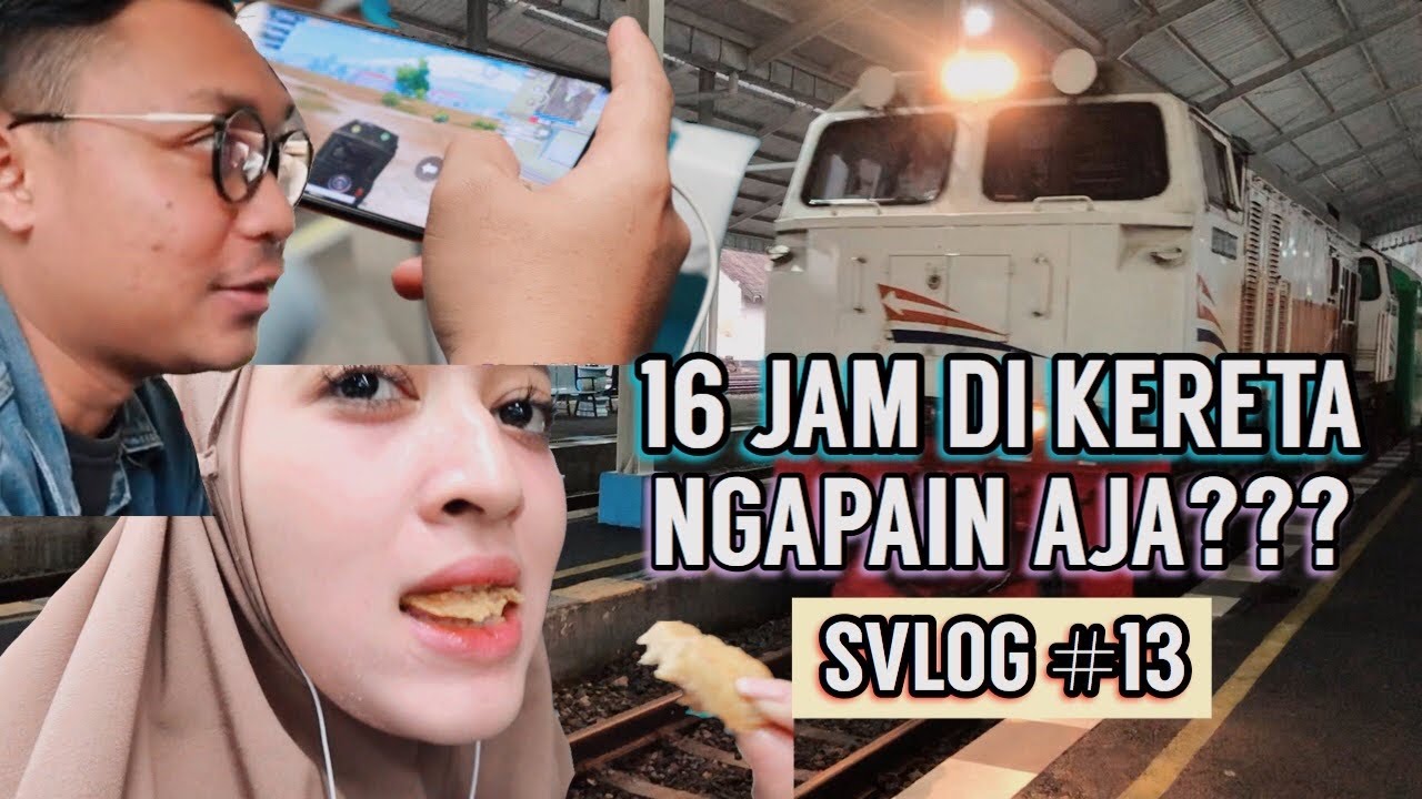 SVLOG #13 PULANG KAMPUNG 16 JAM DI KERETA!!! | Seviq Febinita