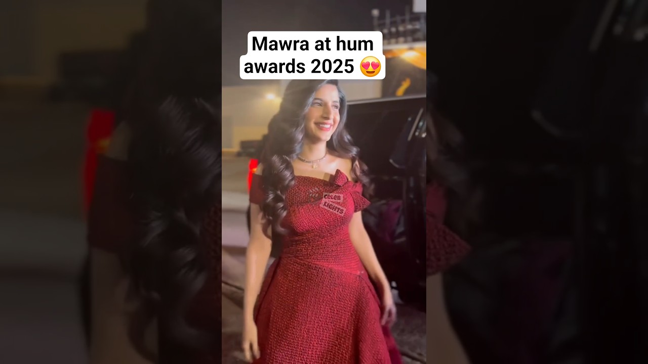 Mawra hussain at hum awards 2025 | #humawards2025 #10thhumawards #humtv