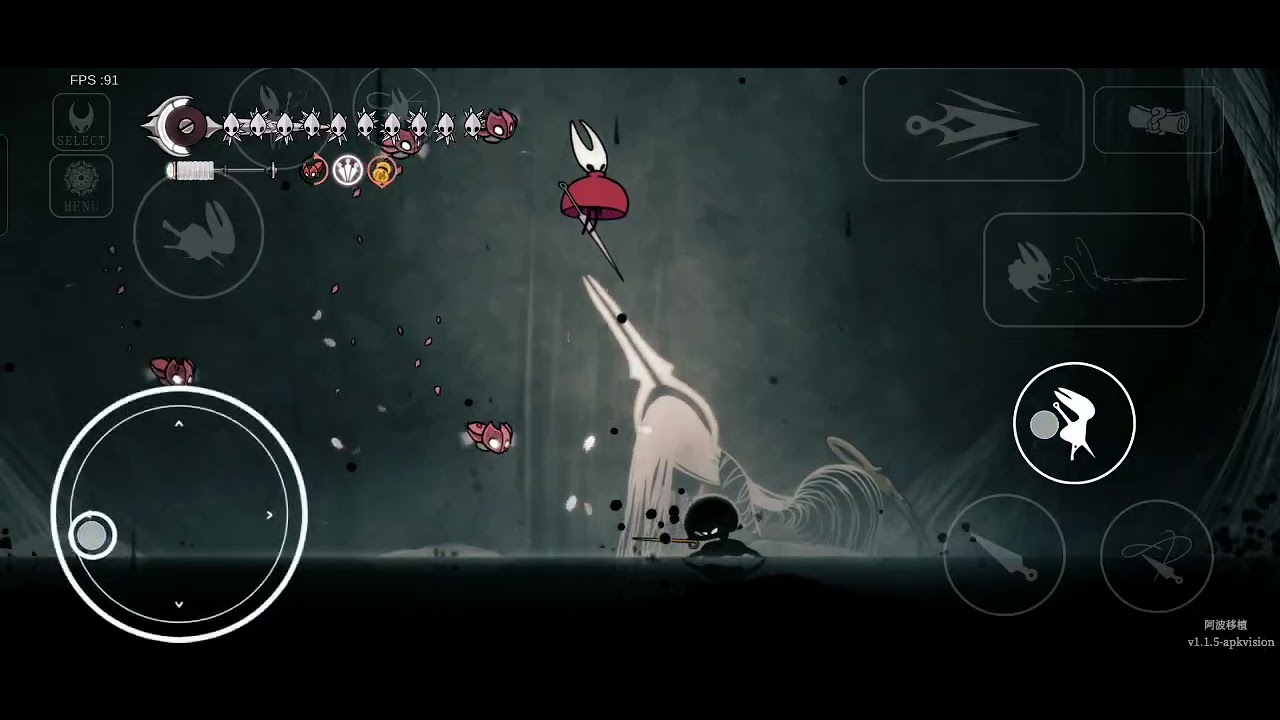 Пропащая Лейс без урона на телефоне hollow knight silksong