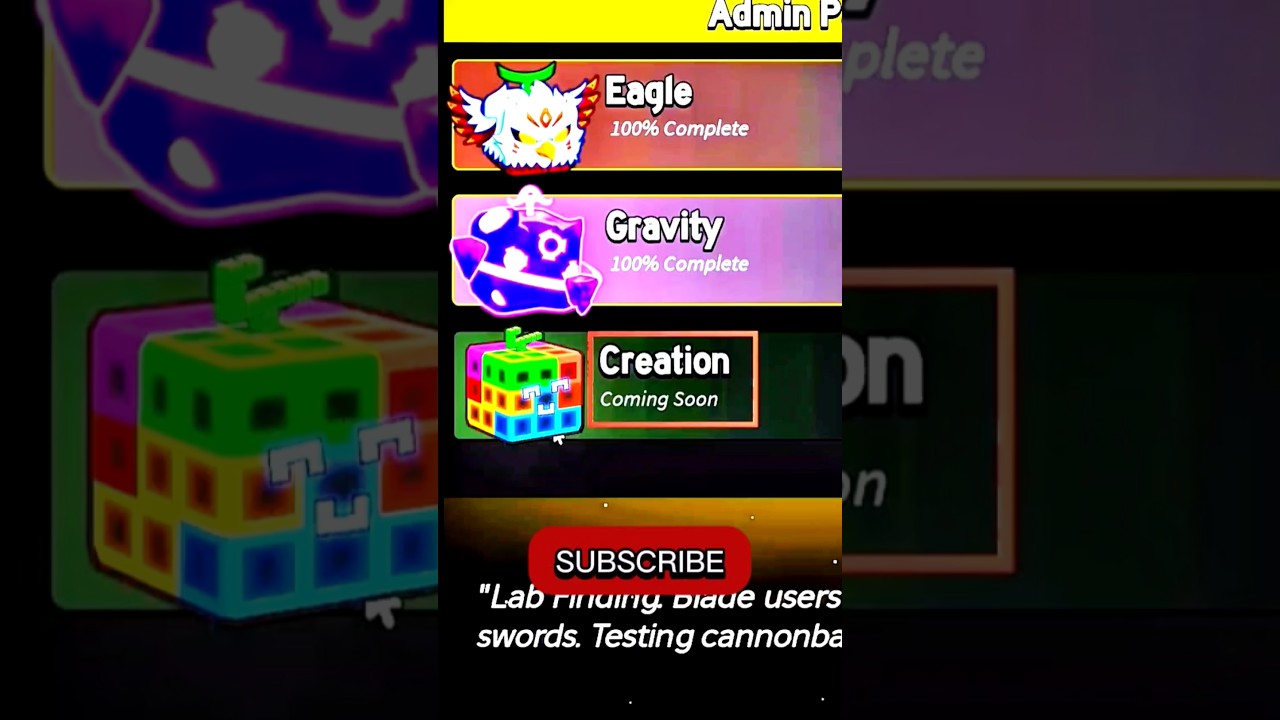 Creation Fruit Awakening is Coming Soon! 🔥 | Blox Fruits Update 27 #shorts #bloxfruits #creation