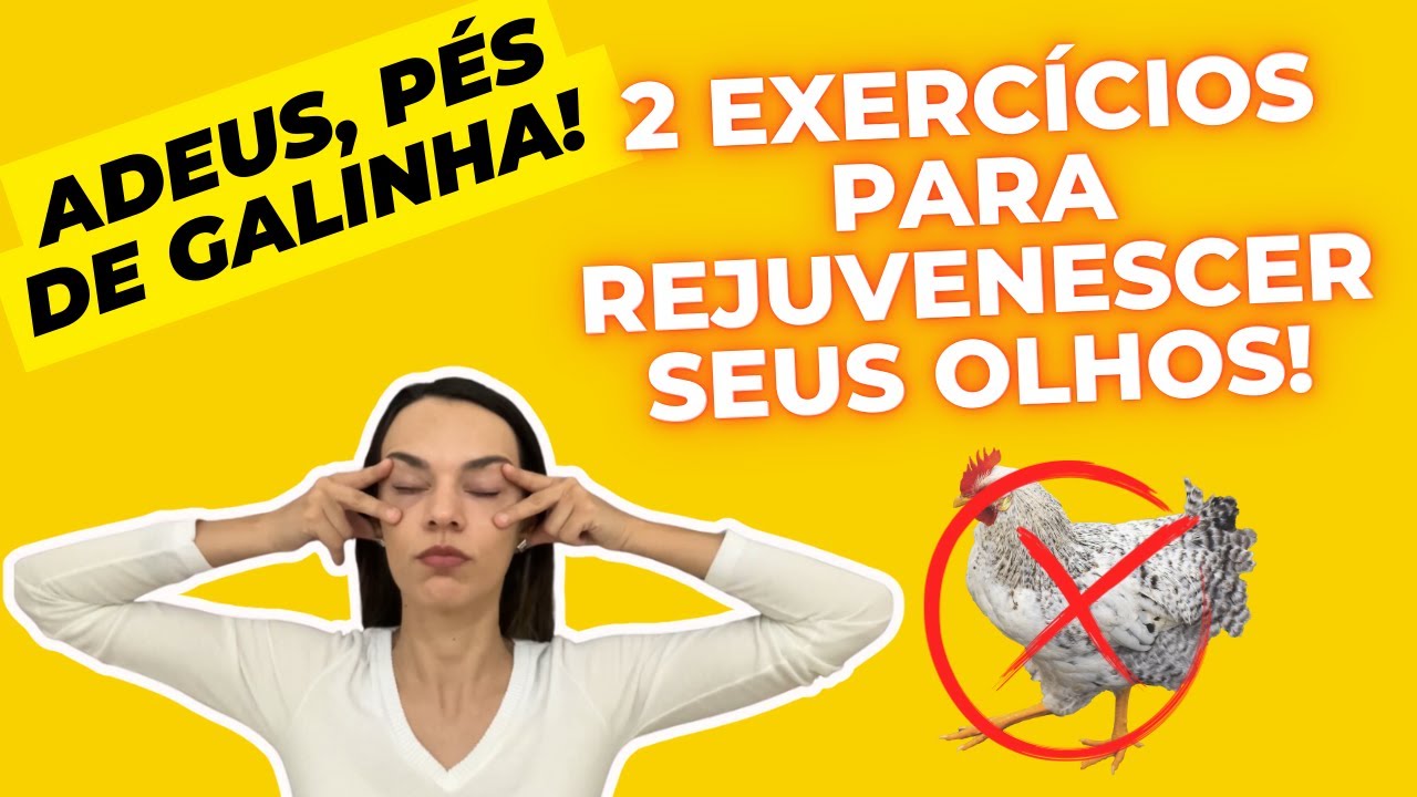 Adeus, Pés de Galinha! Aprenda 2 Exercícios Simples para Rejuvenescer Seus Olhos!