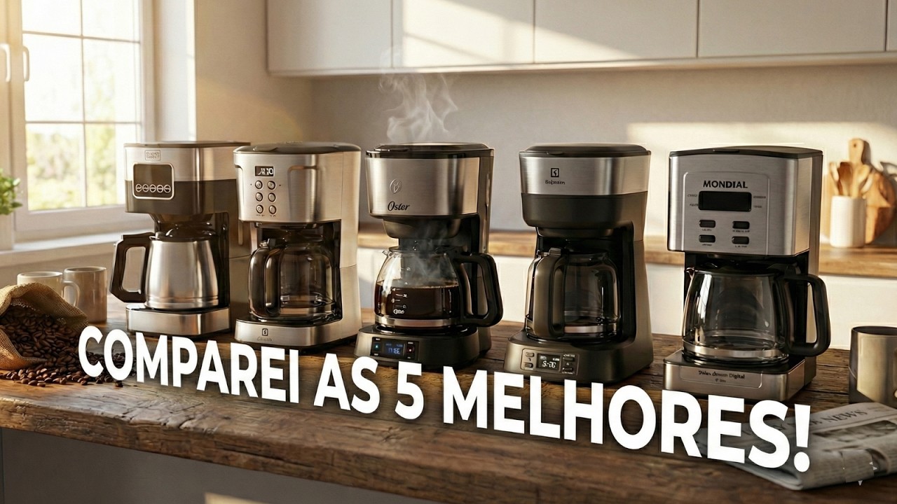 Top  5 CAFETEIRAS DIGITAIS 2025: Oster, Electrolux, Mondial e Mais!