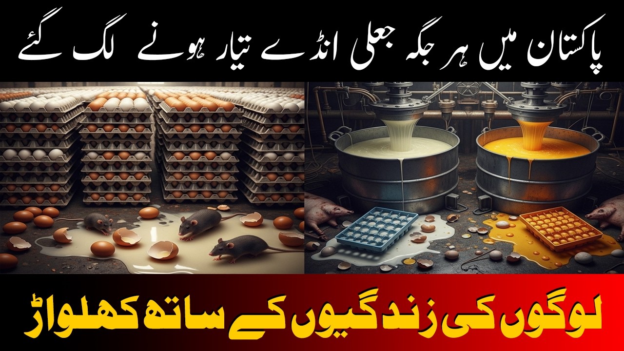 Fake Eggs in Pkistan 😳 Aap Jo Anday Khate Ho… | Andar Ka Ganda Sach | Fake Eggs Factory