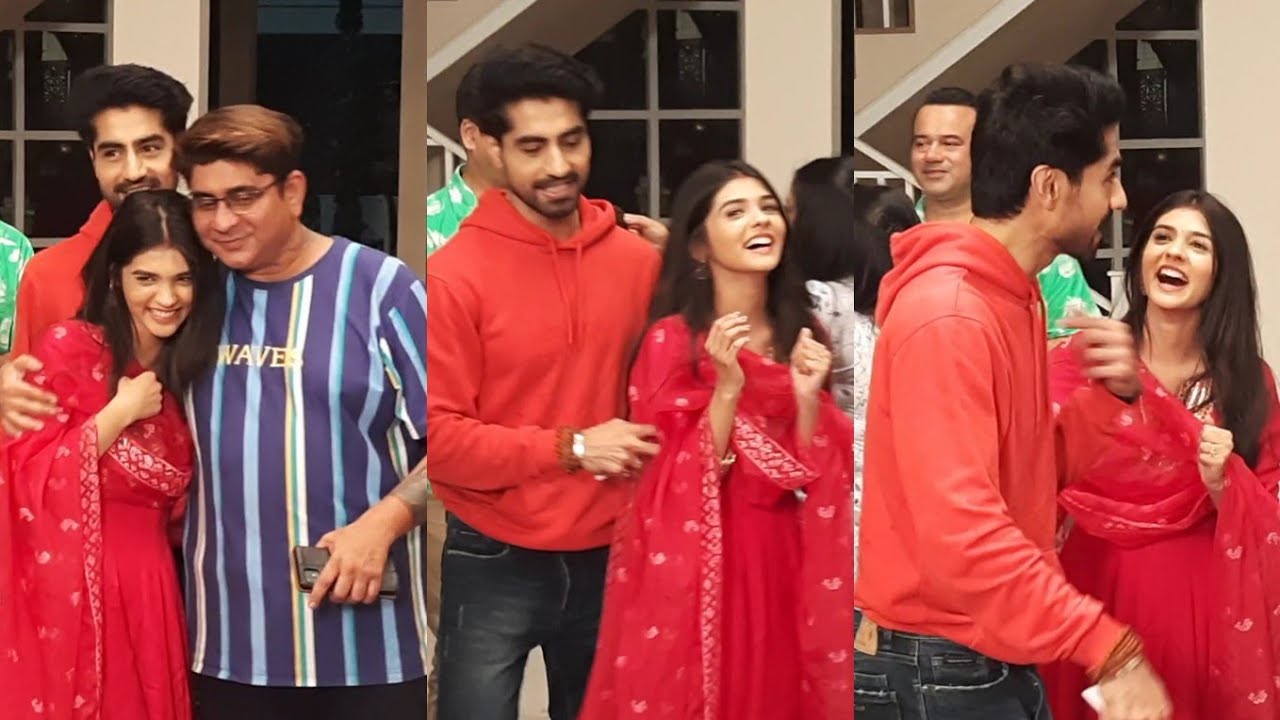 Pranali Rathod, Harshad Chopra and Rajan Shahi Celebrate YRKKH ITA Award See Abhira Cute Reaction