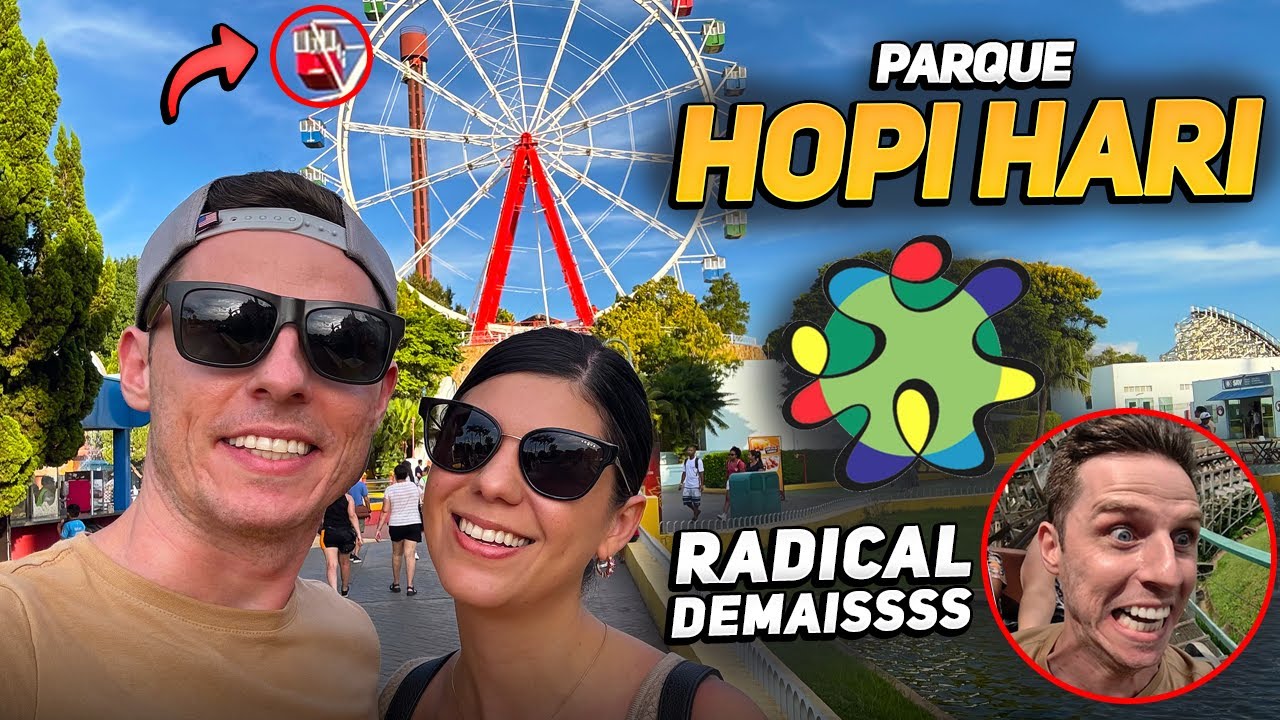 Um dia no parque HOPI HARI - Um dos maiores parques temáticos da América Latina!