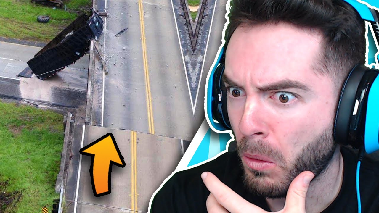 Truck Broke The Bridge (Idiots In Cars #29)