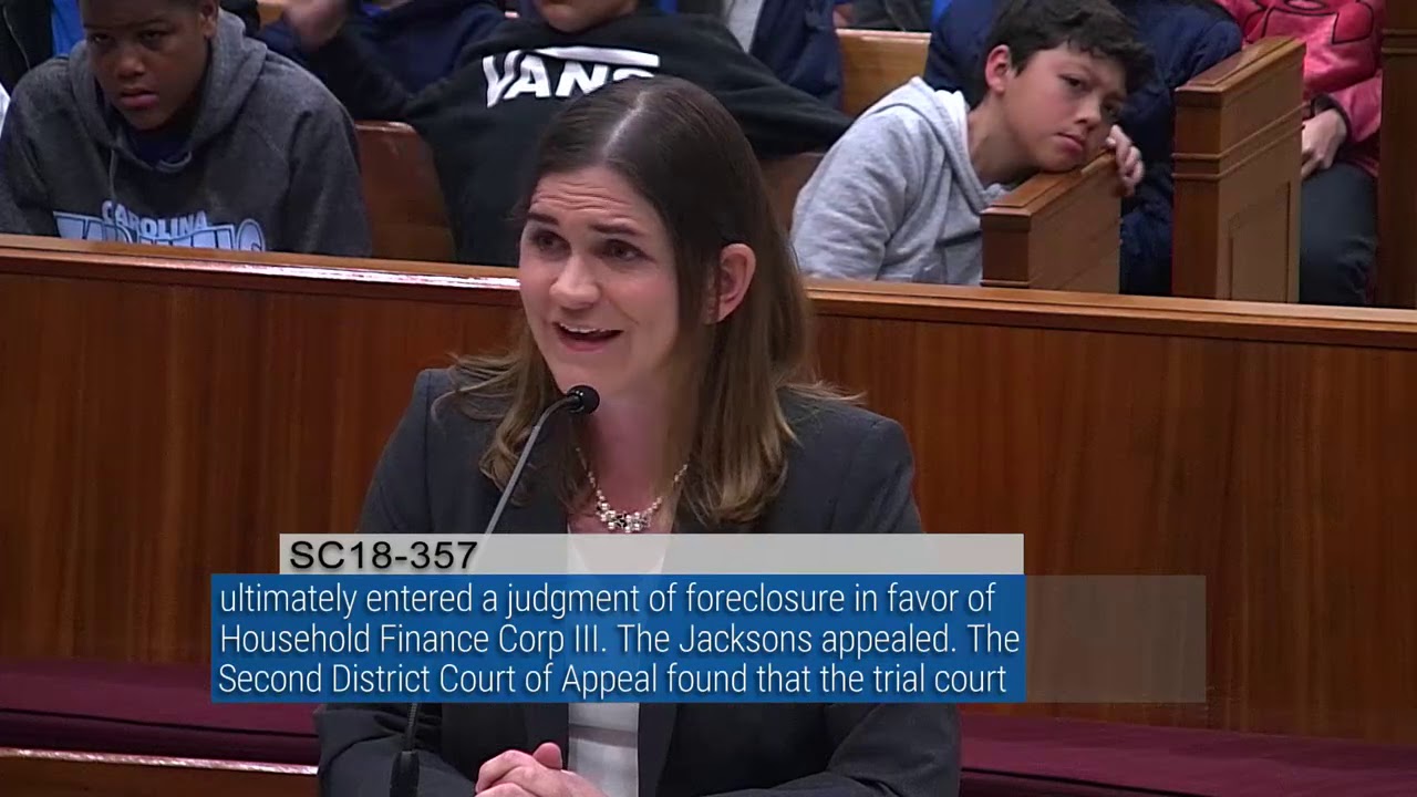 SC18-357 Cynthia L. Jackson, et al. v. Household Finance Corporation III, et. al.