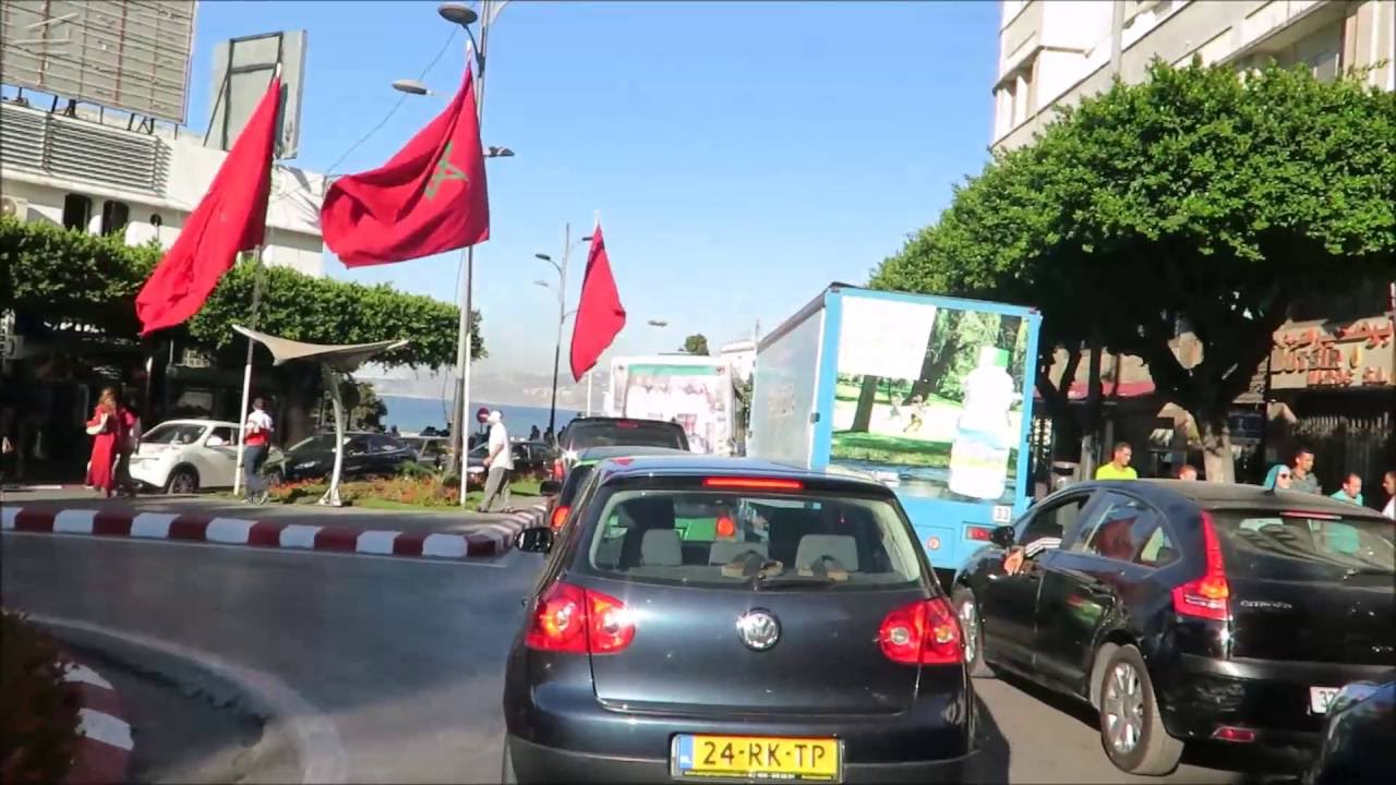 شارع محمد الخامس أوالبوليفار طنجة 09 08 2016 boulevard tanger