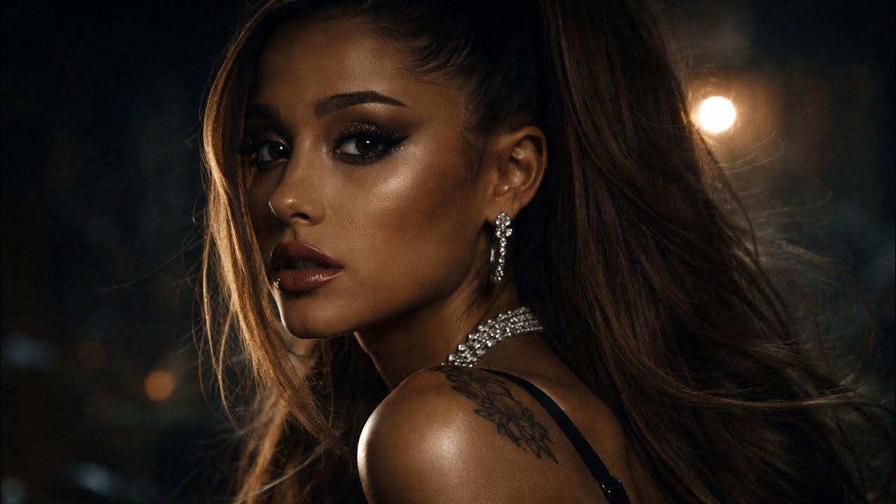 Ariana Grande – Diamond Nights (Official lyrics video)| Dark Cinematic Pop Visual