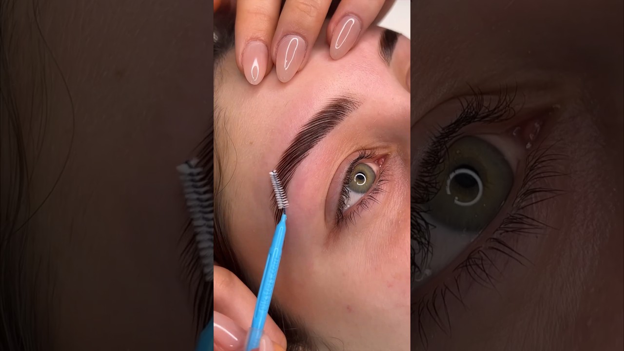 Stunning results!!!🤩😘 #browlamination #browlifting #browtint
