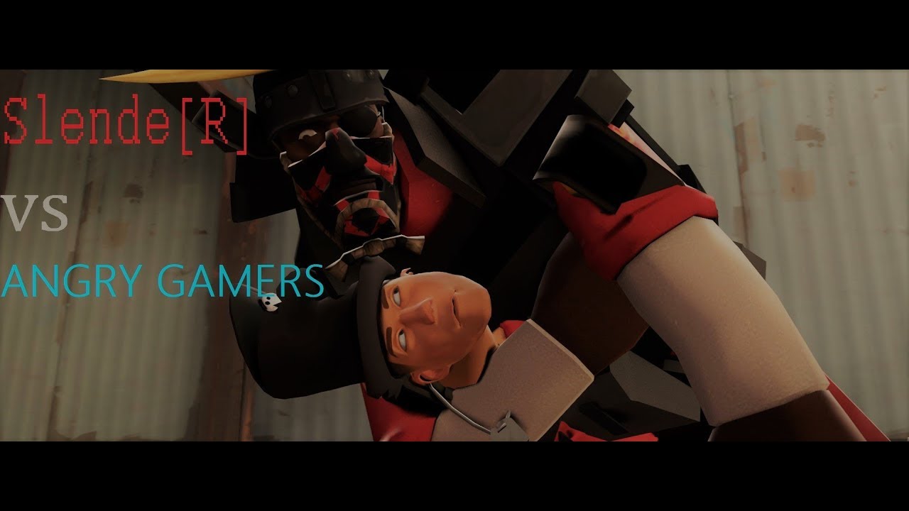 TF2 RAGE - Angry gamers meet Slender