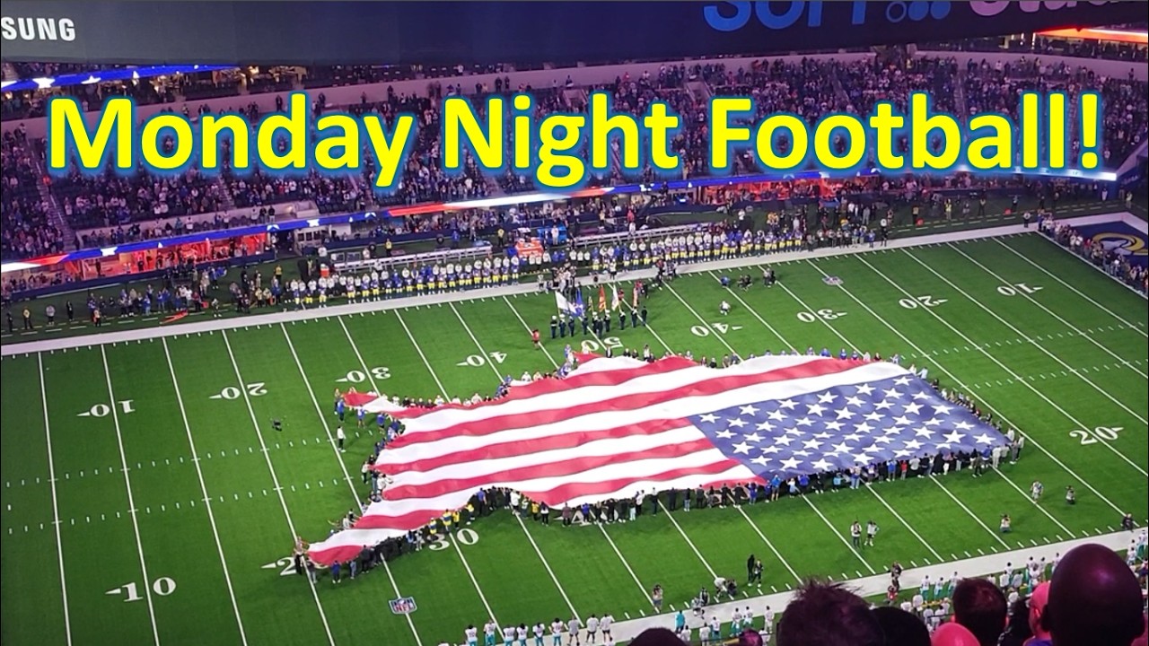 I Went to a Rams Monday Night Football Game at Sofi Stadium on Veterans Day!