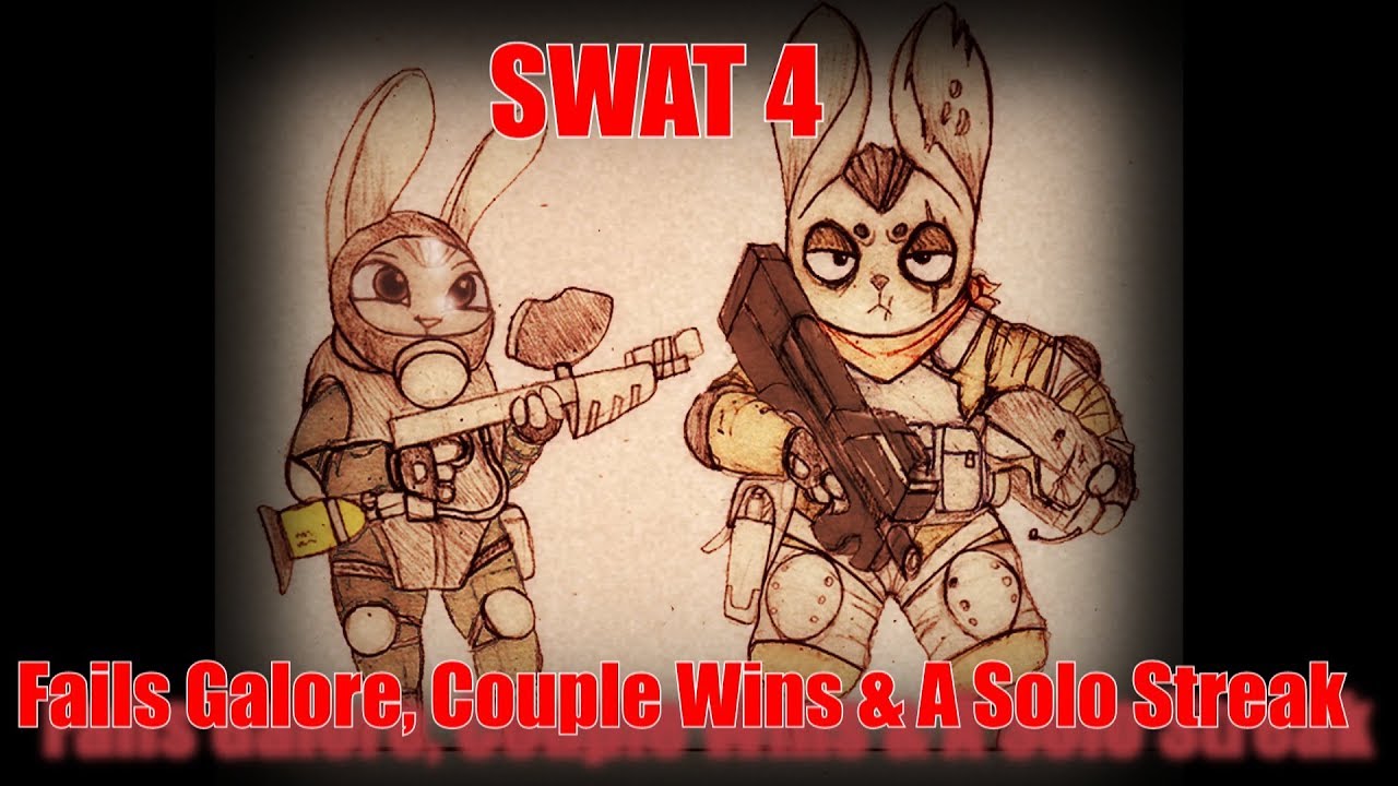 SWAT 4 - Fails Galore, Couple Wins & A Solo Streak (Funny moments)