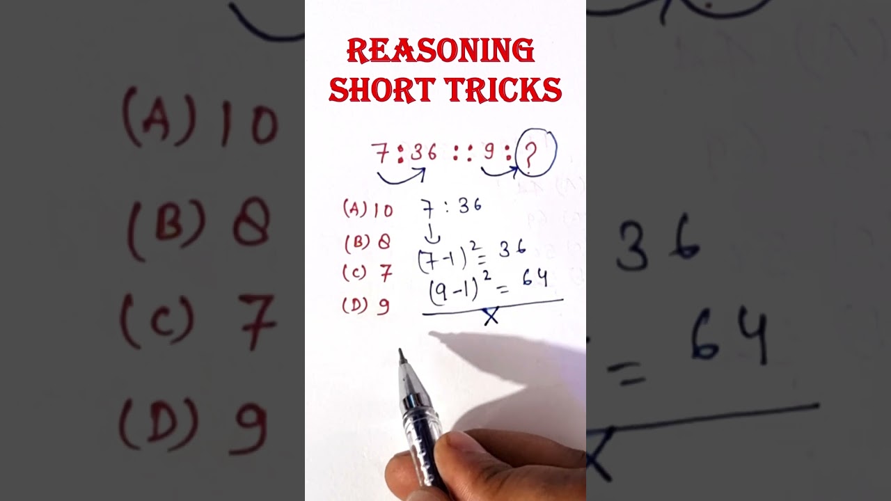 Reasoning Short Tricks | Number analogy | #shorts CTET, TET, SUPER TET, SSC, SSCGd #coaching