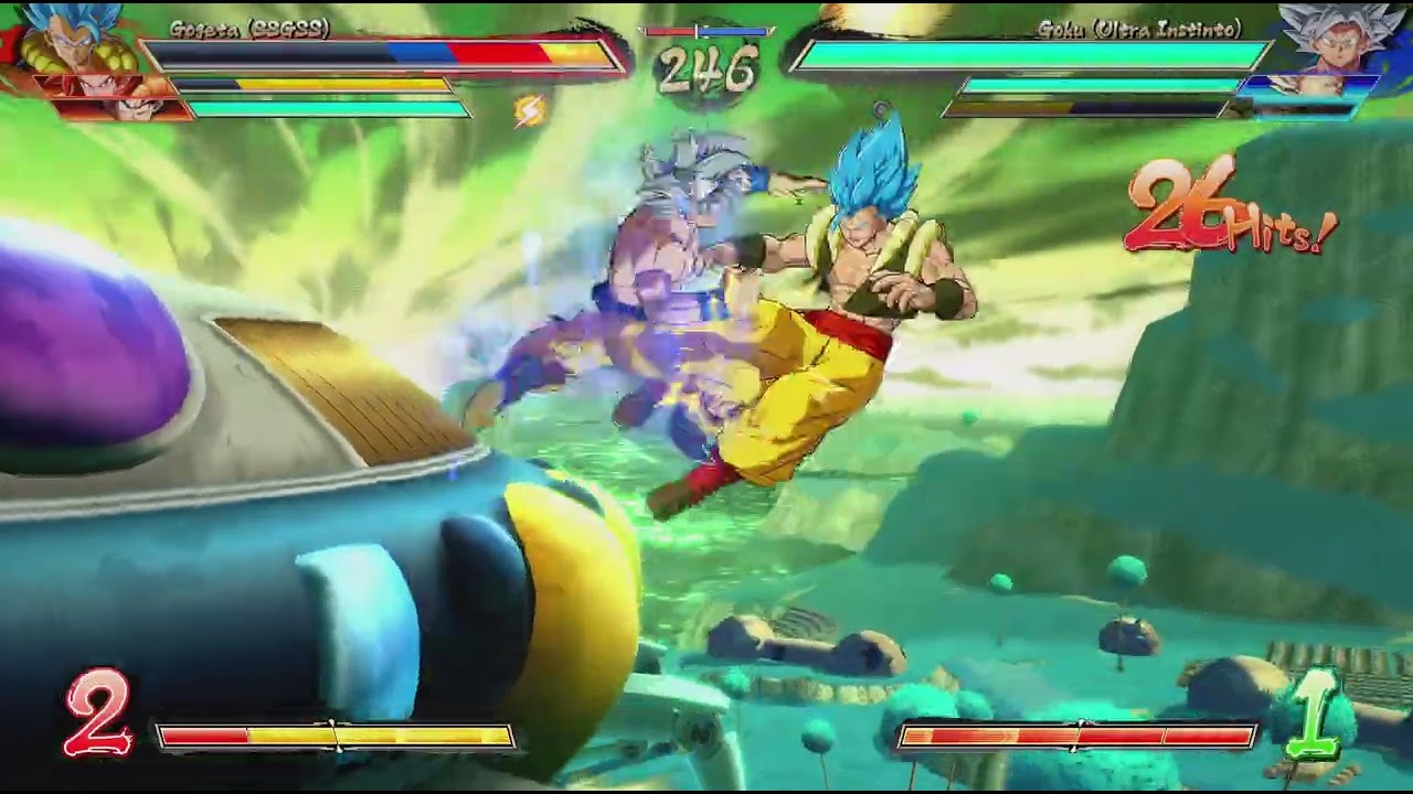 DRAGON BALL FighterZ Batalha entre Zenos