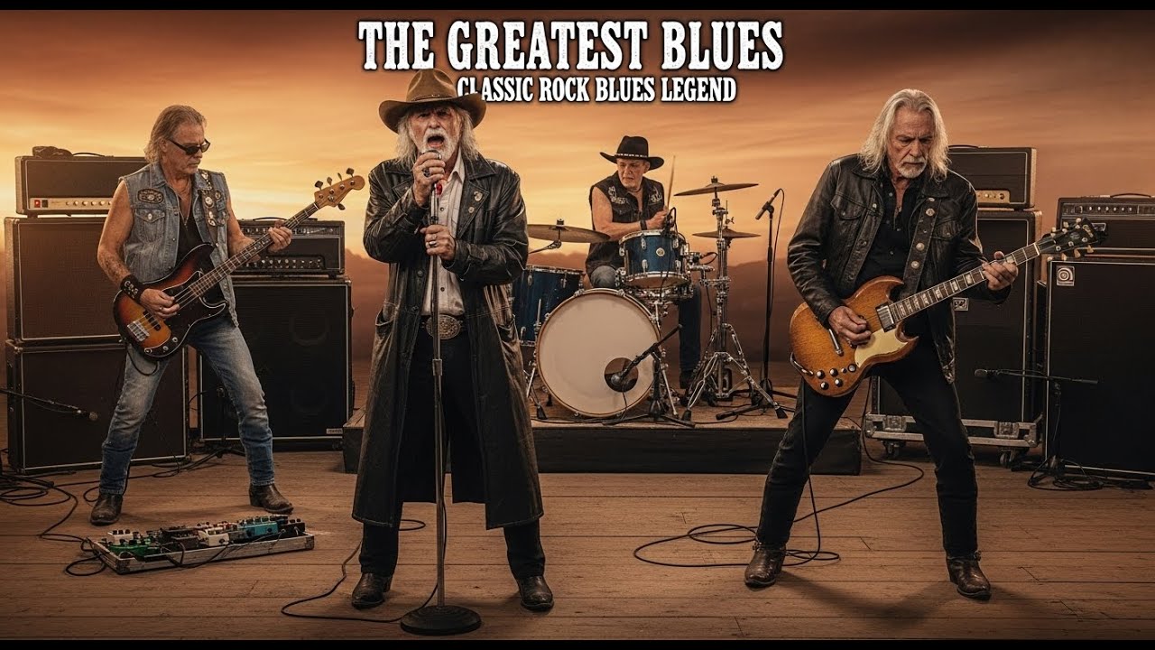 Stevie Ray Vaughan, Eric Clapton, Jimi Hendrix, Gary Moore &ndash; Best of Classic Blues Rock Guitar Power