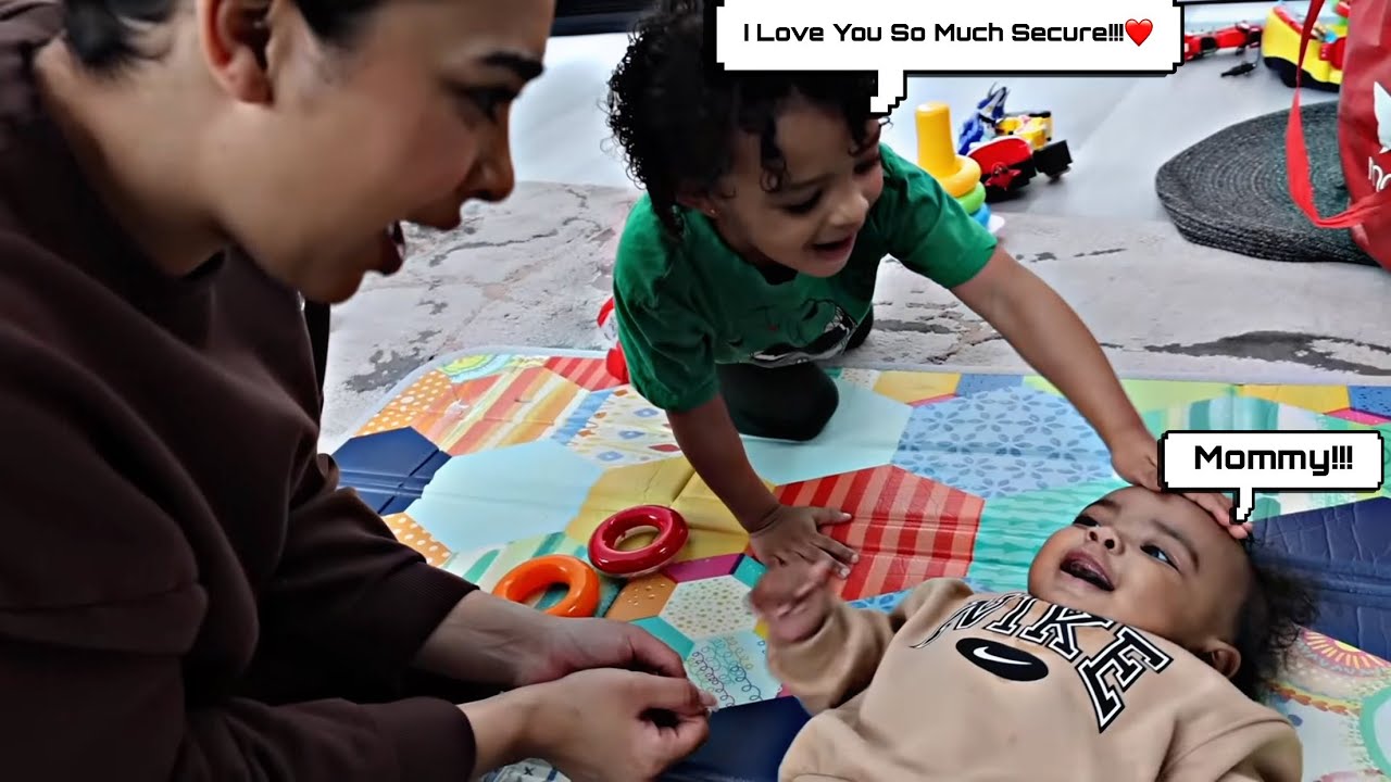 Riss & Quan, Saviour Shows His Sweetest Big Brother Side To Baby Secure 