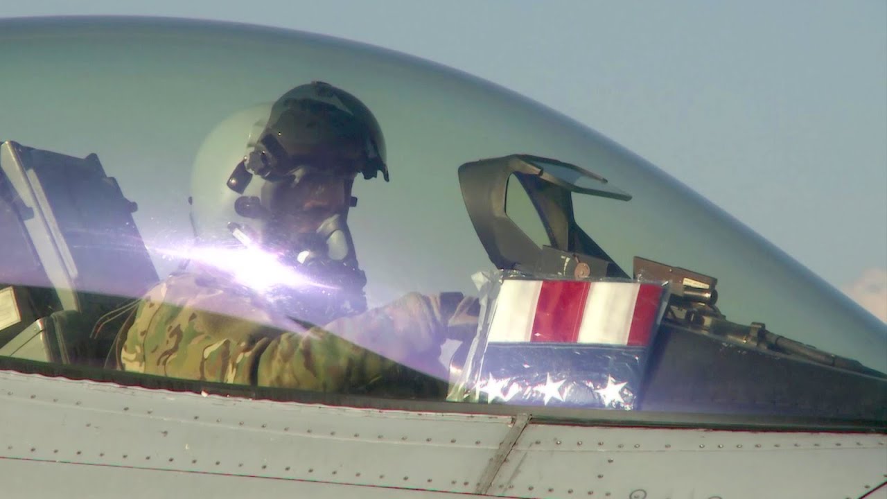 USAF F-16 Fighting Falcons at Bagram Air Field