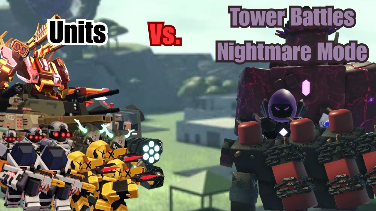 Can You Beat Tower Battles Nightmare Mode with Only Spawner Towers | TDX