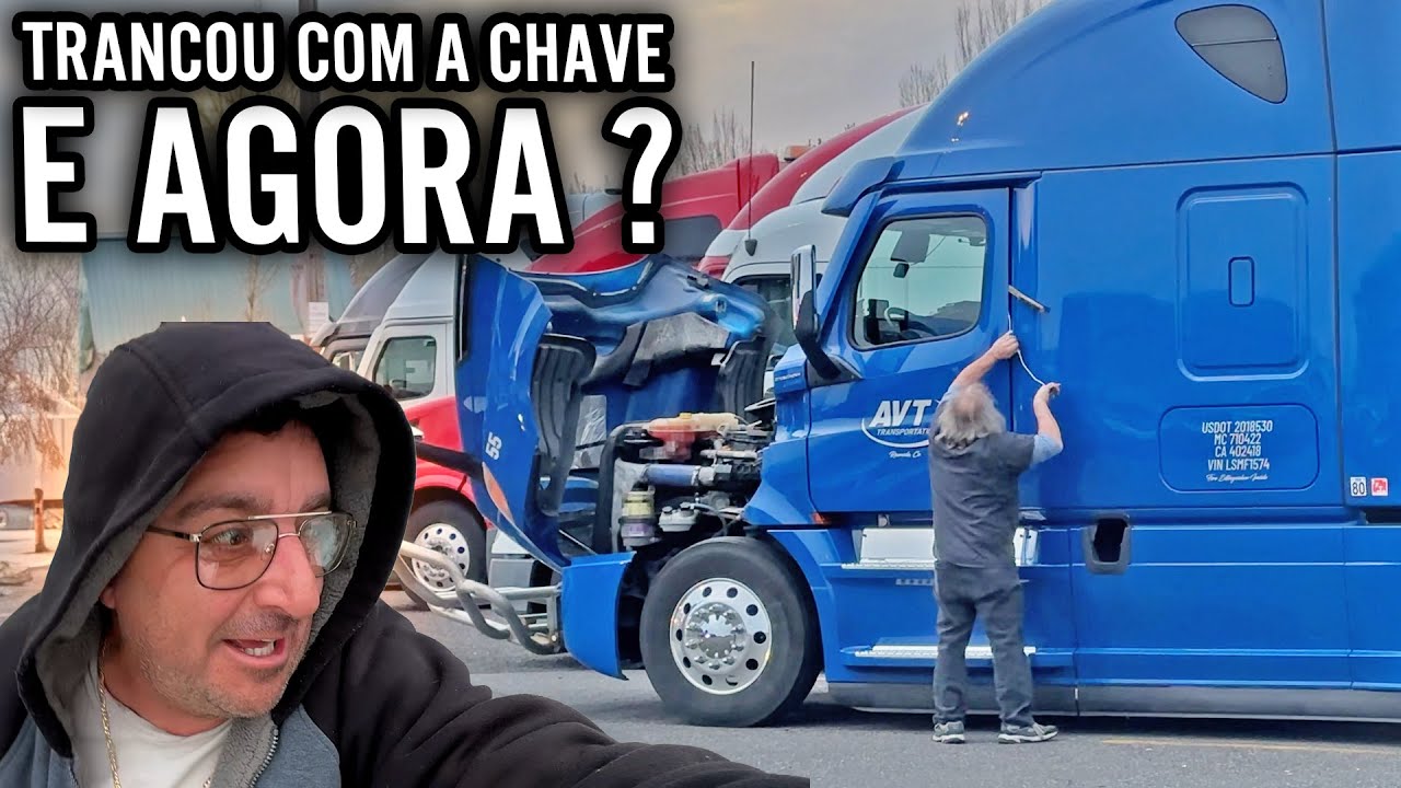 A CHAVE FICOU PRESA DENTRO SÓ CAMINHÃO 🚛😨 O SAL ACABA COM A LATARIA