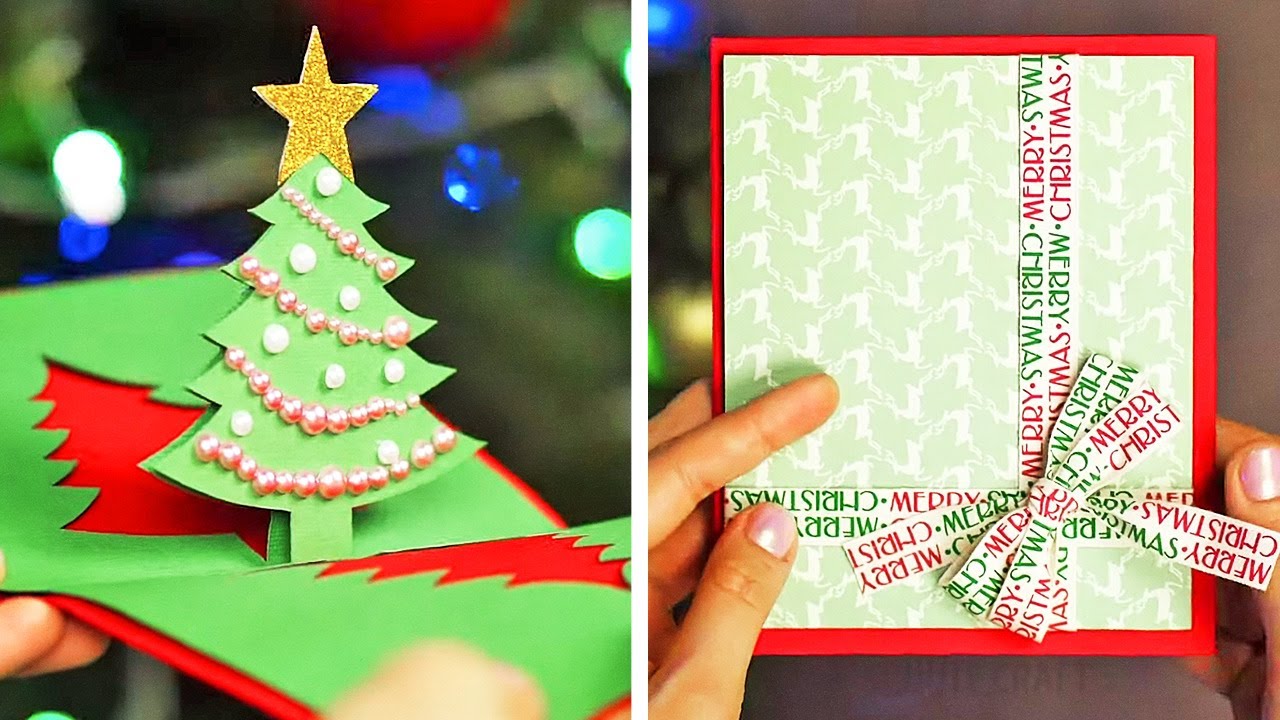 LAS 24 TARJETAS NAVIDEÑAS DE BRICOLAJE MÁS LINDAS QUE NADIE MÁS PODRÁ TENER
