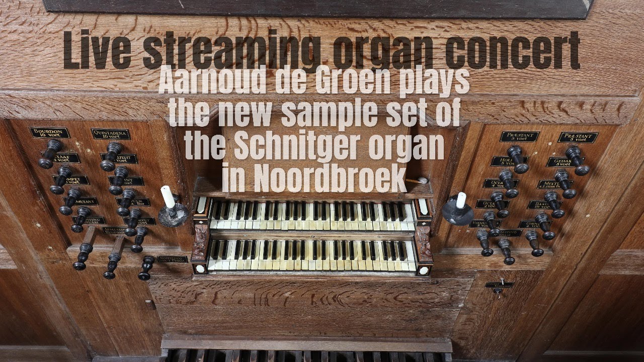 Live streaming organ concert