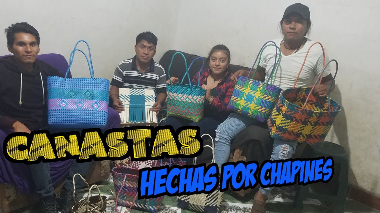 Canastas hechas de PLÁSTICO