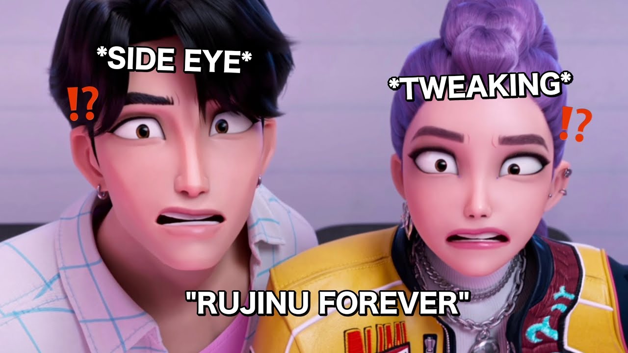 Rumi and Jinu being a chaotic duo for over 3 minutes straight