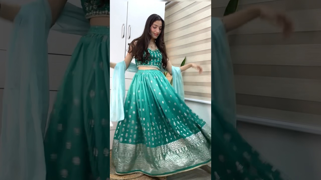 Lehenga sets for wedding guests😍Affordable 