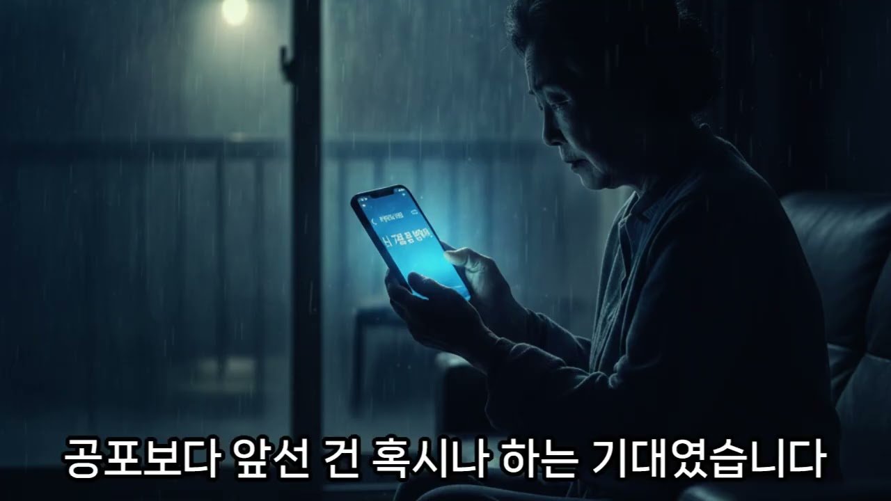 3년 전 죽은 남편에게 온 문자 