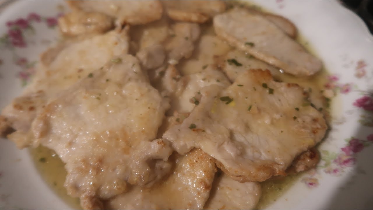 Fettine di Lonza di Maiale al Limone - Scaloppine al limone