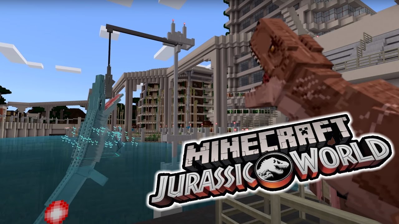 Парк ОТКРЫТ! — Minecraft Jurassic World DLC эп. 1
