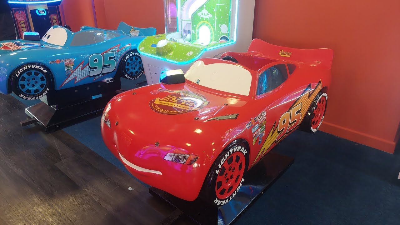 2000s EMT Lightning McQueen Kiddie Ride