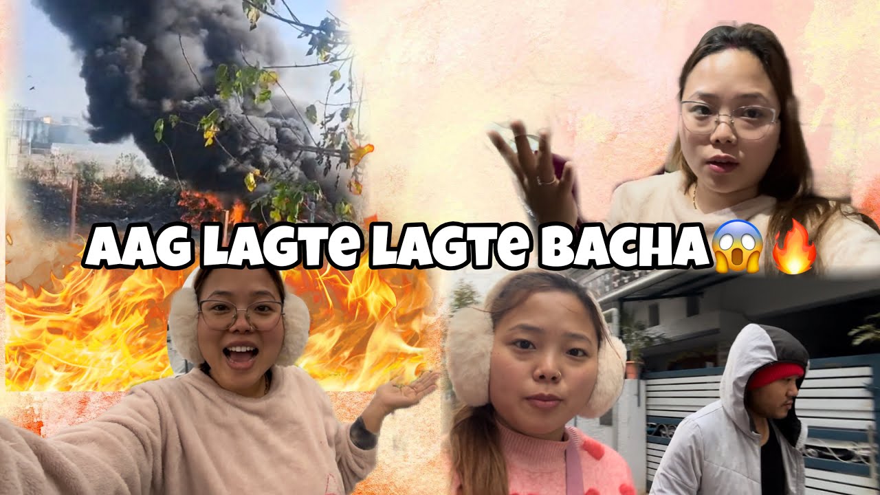 Hmare Petrol pump me Aag Lagte Lagte bacha😱 🔥||Bhagna pada chod k? ||Family Vlog