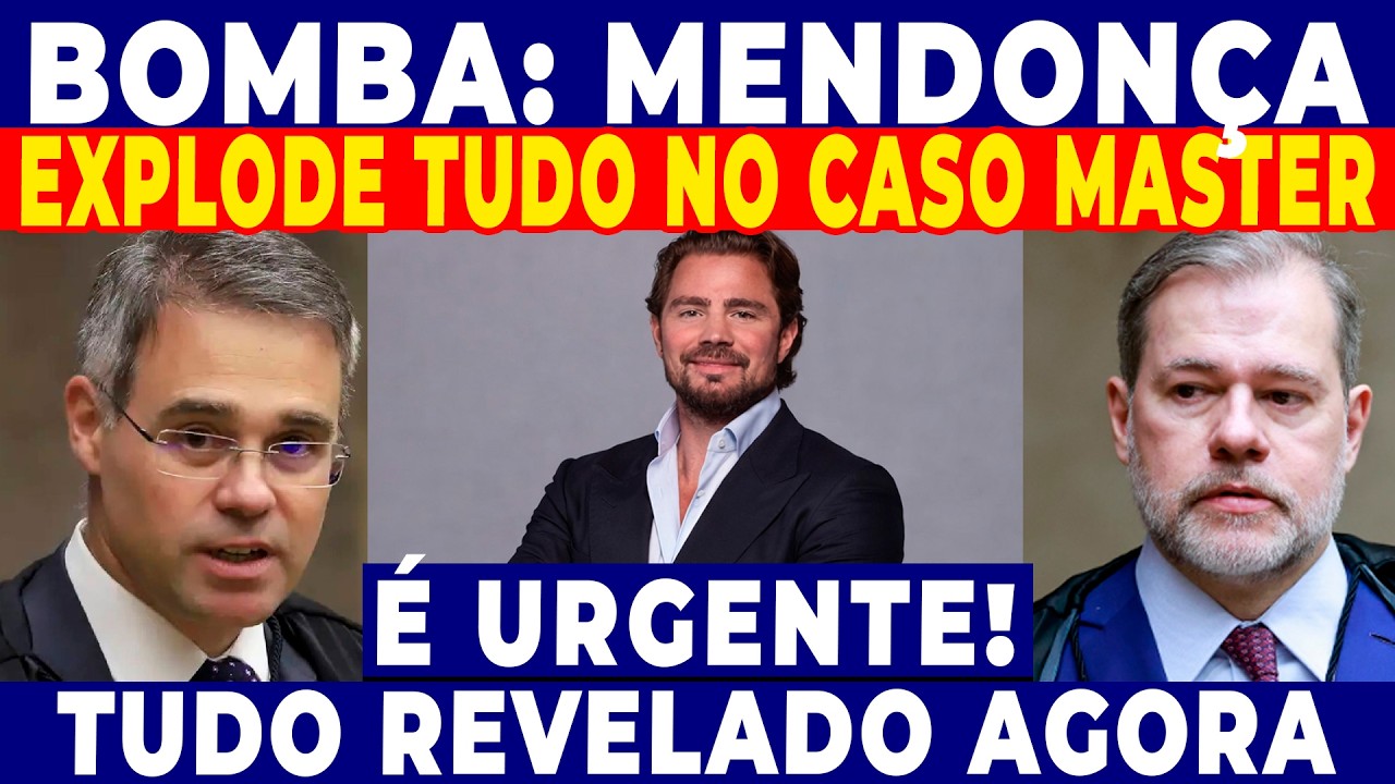 ANDRÉ MENDONÇA EXPLODE TUDO O FIM DE MORAES, TOFFOLI E VORCARO A CASA CAIU TUDO REVELADO AGORA!