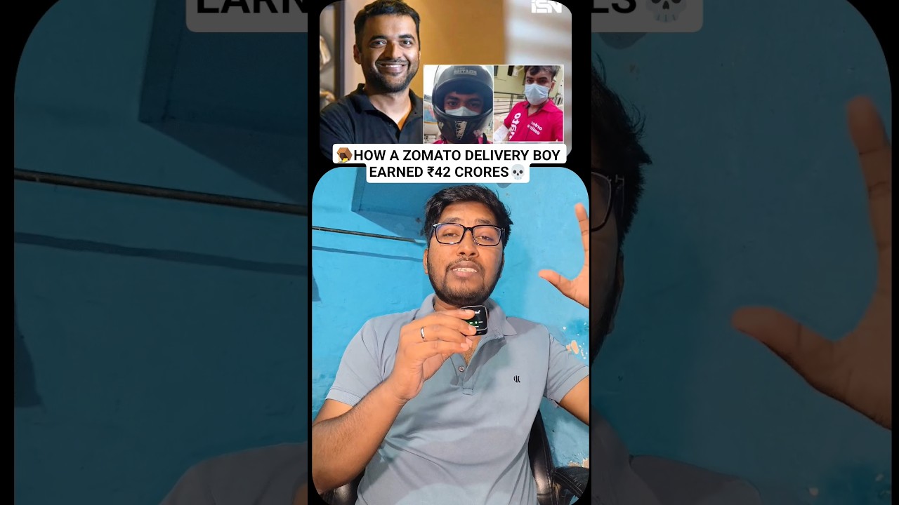 How A ZOMATO DELIVERY BOY EARNED ₹42 Crores 💀💸 