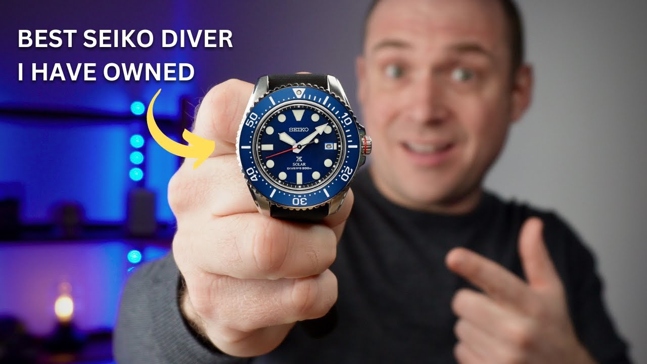 Seiko, у которой есть всё: сапфир, ISO и солнечная энергия