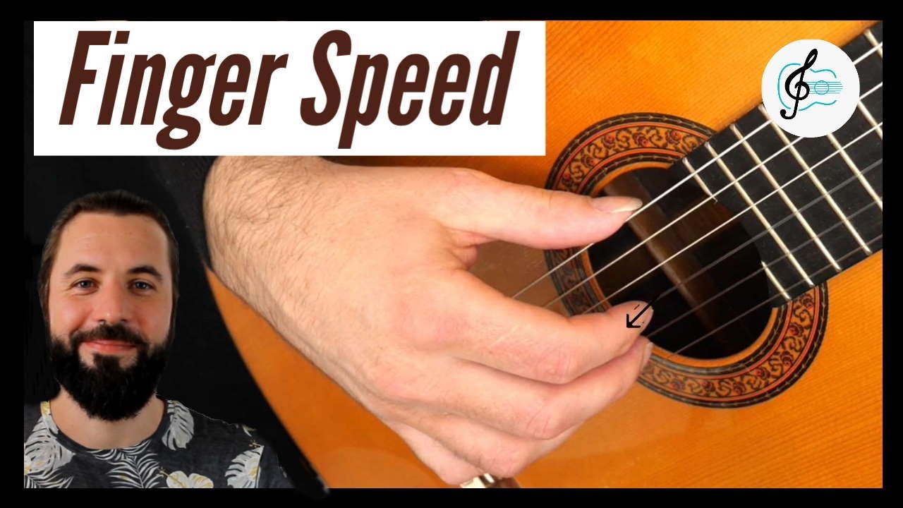 Klassische Gitarre - schneller spielen lernen - Wechselschlag Apoyando + Picado