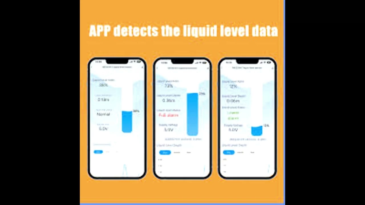 Intelligent Water Tank Level Sensor with Mob App Smart Water Level Alarm System for Overhead Tanks
