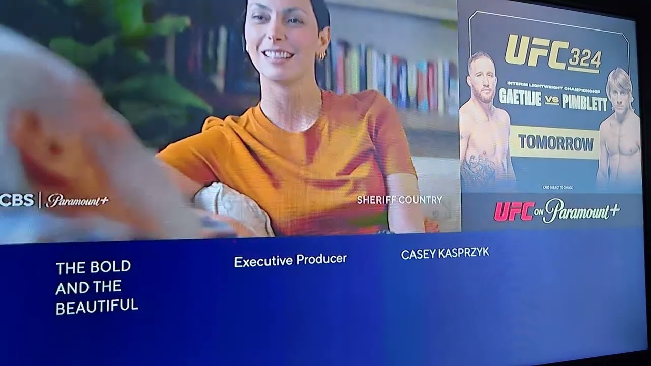 The Bold and the Beautiful split screen credits + CBS ID (January 23, 2026)