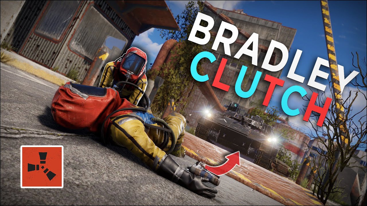 The BRADLEY CLUTCH that SAVED my LOOT from the ENEMY! - Rust Solo Survival #2