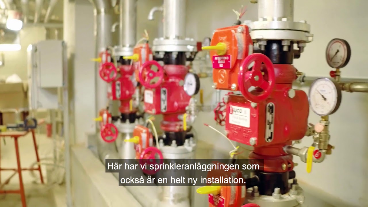 Tekniksk förvaltare Svante Nilsson berättar om drift och förvaltning i Nationalmusuem.