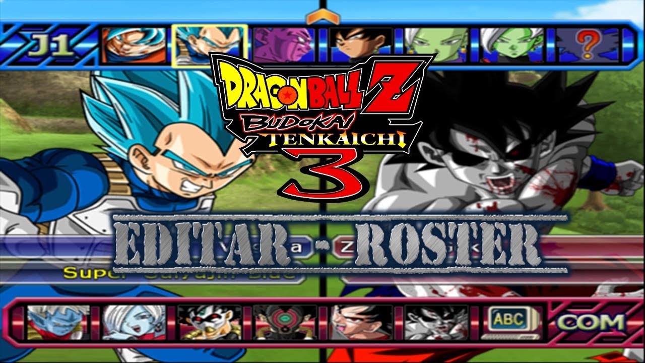 TUTORIAL -  EDITAR ROSTER DBZ BT3