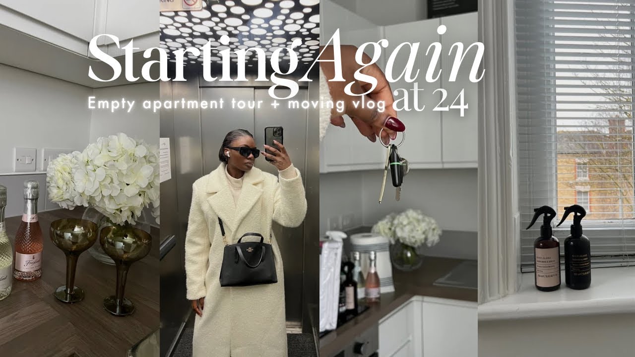 MOVING VLOG: starting again, empty apartment tour uk + moving vlog