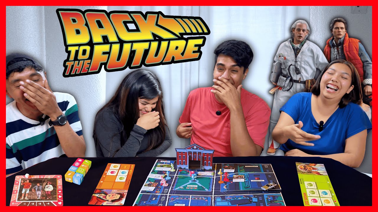 👉 Jugamos Volver al Futuro por primera vez (¡y no sabíamos bien las reglas! 😂)