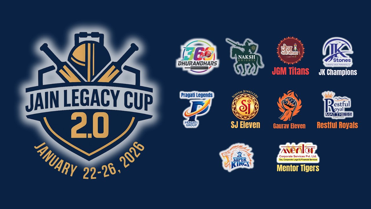 Jain Legacy Cup 2.0 Auction 2025-26