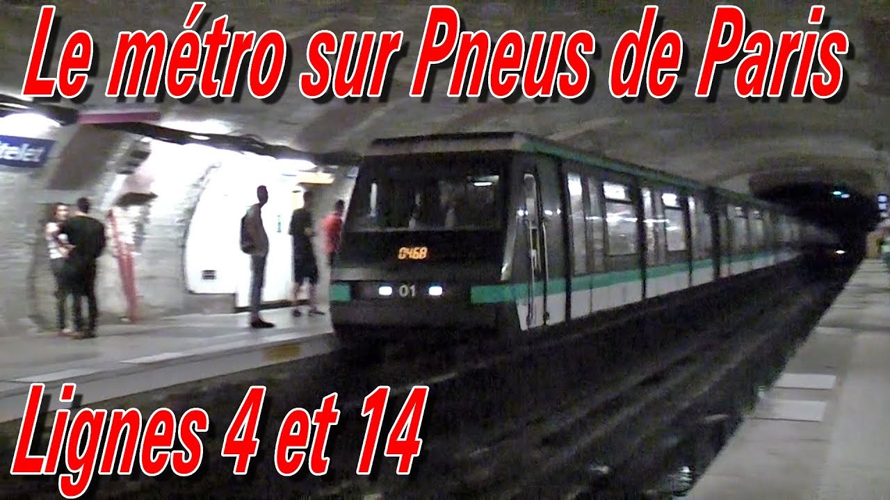 Le Métro de Paris: Ligne 4 et 14 - 2018