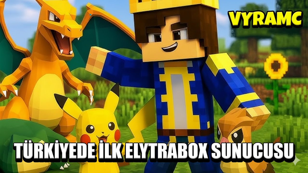 POKEMONLU ELYTRABOXPVP SUNUCUSU - VYRAMC - Minecraft Sunucu Tanıtımı